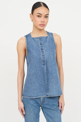 Tibi Button Sleeveless Vest