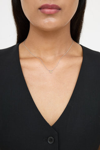 Tiffany & Co. X Elsa Peretti Sterling Silver By The Yard Citrine Necklace