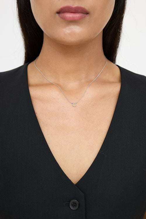 Tiffany & Co. X Elsa Peretti Sterling Silver By The Yard Citrine Necklace
