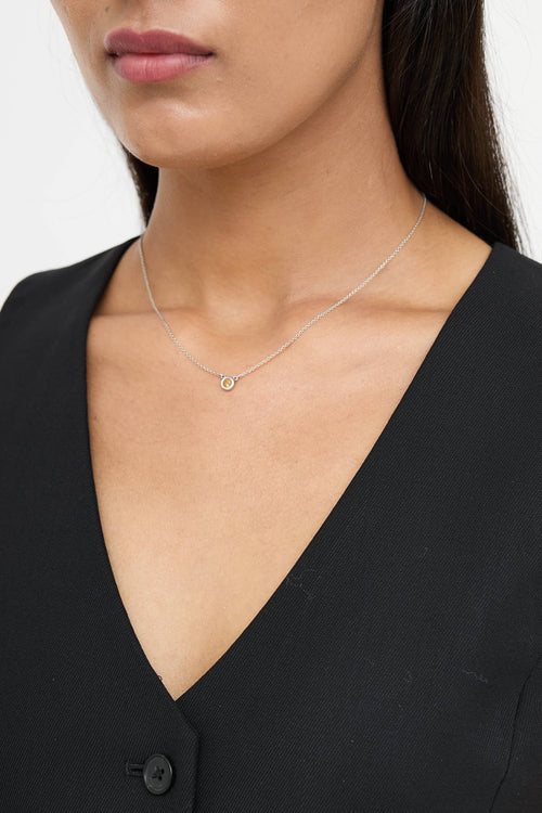 Tiffany & Co. X Elsa Peretti Sterling Silver By The Yard Citrine Necklace