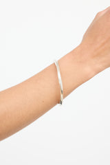 Tiffany & Co. 1999 Sterling Silver Twist Bangle Bracelet