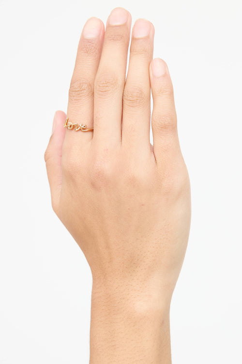 Tiffany & Co. 18K Rose Gold Mini Paloma Love Ring