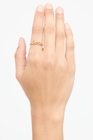 Tiffany & Co. 18K Rose Gold Mini Paloma Love Ring