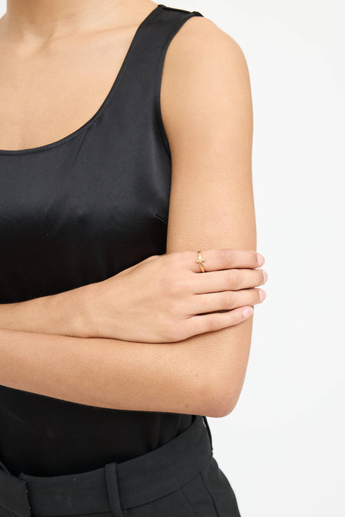 Tiffany & Co. 18K Yellow Gold T1 Ring