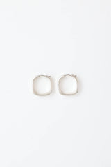 Tiffany & Co.Sterling Silver 1837 Square Hoop