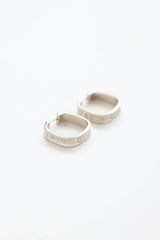 Tiffany & Co.Sterling Silver 1837 Square Hoop
