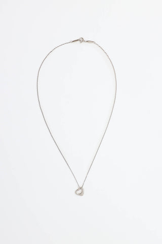 Tiffany & Co.Elsa Peretti Sterling Silver Open Heart Necklace