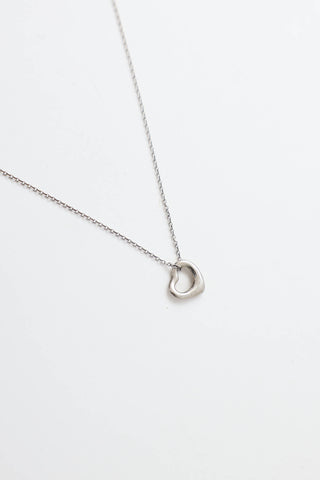 Tiffany & Co.Elsa Peretti Sterling Silver Open Heart Necklace