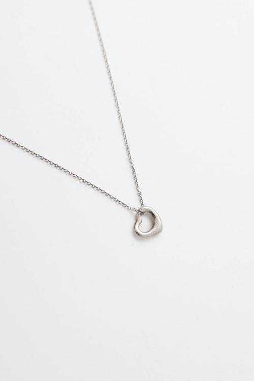 Tiffany & Co.Elsa Peretti Sterling Silver Open Heart Necklace