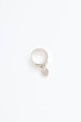 Tiffany & Co.Sterling Silver Love Heart Lock Ring