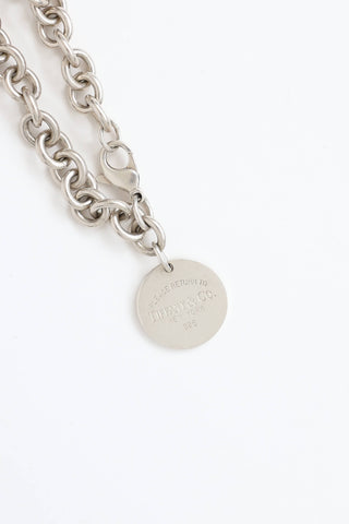Tiffany & Co.Sterling Silver Circle Return Tag Bracelet