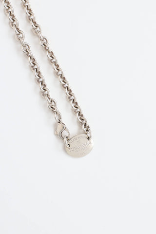 Tiffany & Co.Sterling Silver Return Tag Necklace
