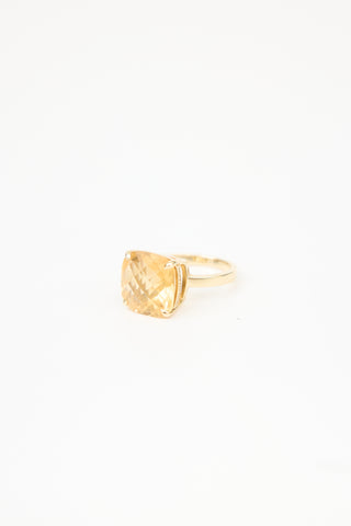 Tiffany & Co. 18K Yellow Gold & Citrine Cocktail Ring