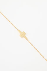 Tiffany & Co. 18K Gold Double T Bracelet