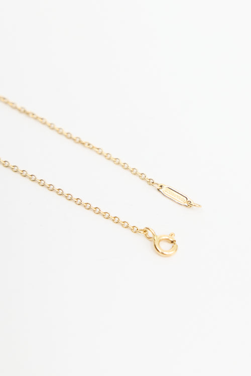 Tiffany & Co. 18K Gold Double T Bracelet