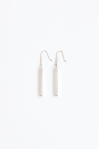 Tiffany & Co. X Elsa Peretti Sterling Silver Bar Drop Earrings