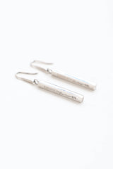 Tiffany & Co. X Elsa Peretti Sterling Silver Bar Drop Earrings