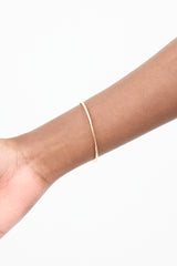 Tiffany & Co. Gold Narrow T Wire Bracelet
