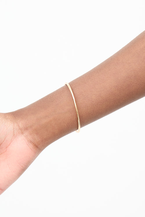Tiffany & Co. Gold Narrow T Wire Bracelet
