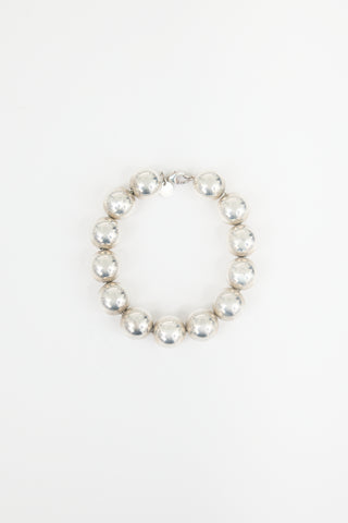 Tiffany & Co. Sterling Silver HardWear Ball Bracelet