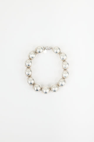 Tiffany & Co. Sterling Silver HardWear Ball Bracelet