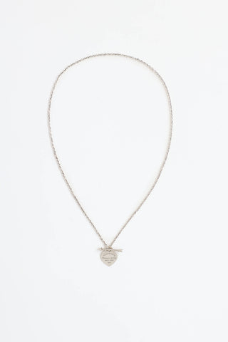 Tiffany & Co.Sterling Silver Love Struck Return Tag Necklace