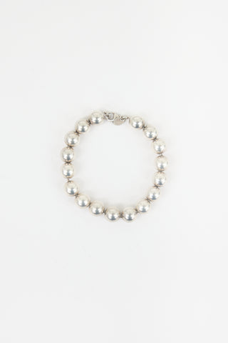 Tiffany & Co. Sterling Silver HardWear Ball Bracelet