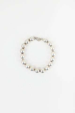 Tiffany & Co. Sterling Silver HardWear Ball Bracelet