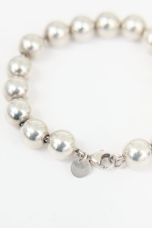 Tiffany & Co. Sterling Silver HardWear Ball Bracelet