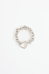Tiffany & Co. Sterling Silver Open Heart Link Bracelet