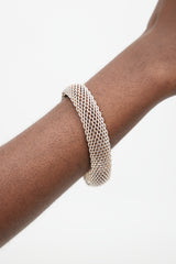 Tiffany & Co. Sterling Silver Wide Mesh Somerset Bracelet