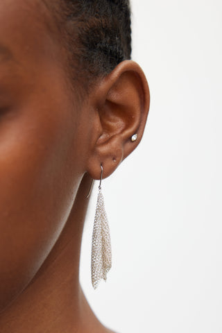 Tiffany & Co. X Elsa Peretti Silver Mesh Scarf Earring