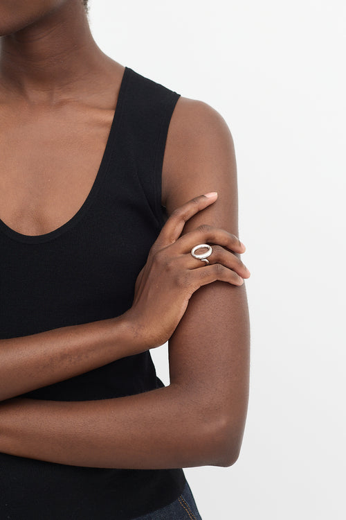 Tiffany & Co. X Elsa Peretti Sterling Silver Sevillana Ring