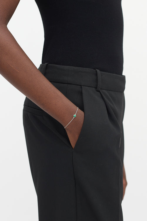 Tiffany & Co. X Elsa Peretti Sterling Silver & Turquoise Color By The Yard Bracelet