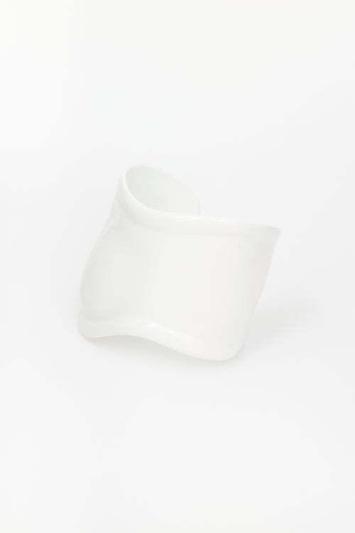 Tiffany & Co. X Elsa Peretti White Bone Cuff