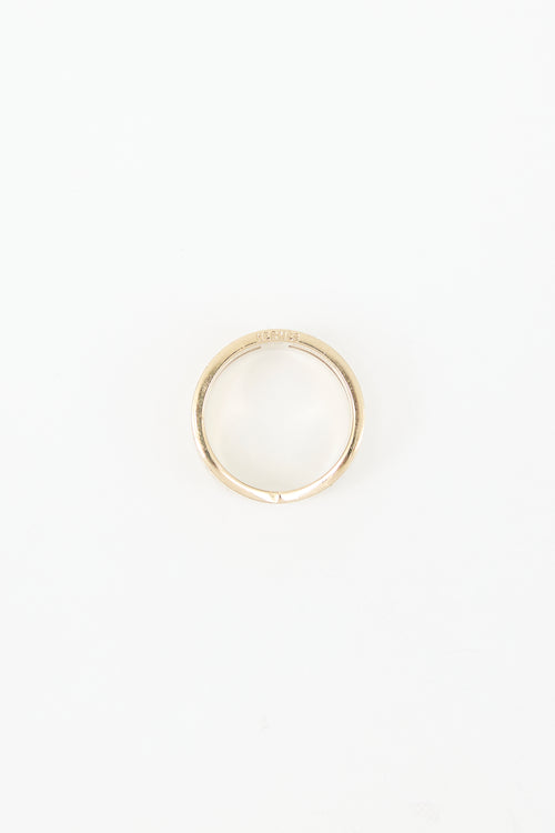 Gucci 18K Gold Icon GG Ring