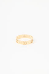 Gucci 18K Gold Icon GG Ring
