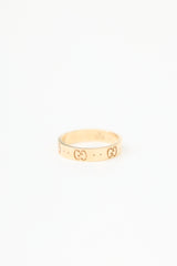Gucci 18K Gold Icon GG Ring