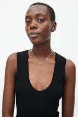 Tiffany & Co. x Elsa Peretti Sterling Silver Triple Open Heart Necklace