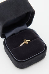 Tiffany & Co. 18K Yellow Gold Diamond T1 Ring