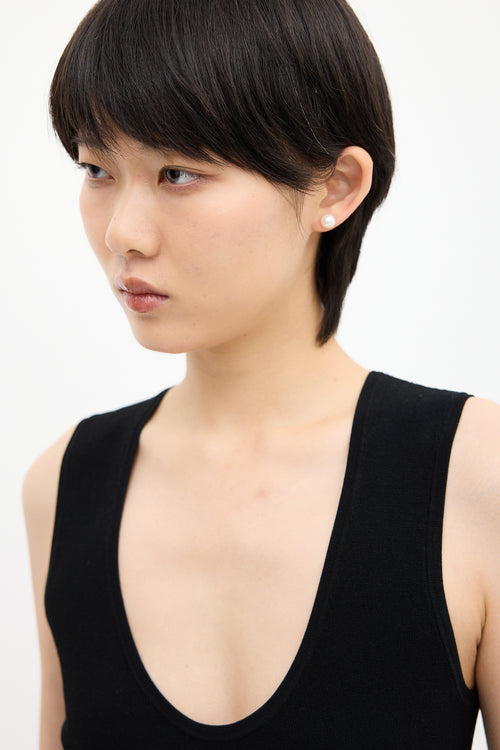 Tiffany & Co. Sterling Silver & Pearl Earrings