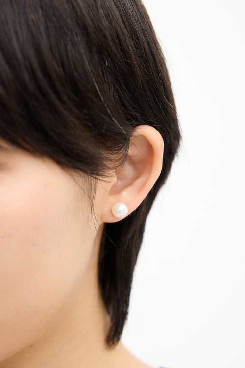 Tiffany & Co. Sterling Silver & Pearl Earrings