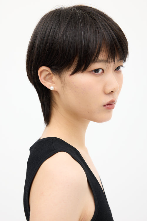 Tiffany & Co. Sterling Silver & Pearl Earrings