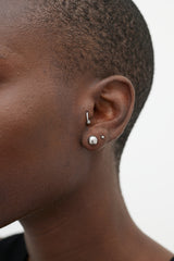 Tiffany & Co. Sterling Silver Ball Earrings
