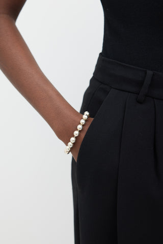 Tiffany & Co. Silver Hardwear Ball Bracelet