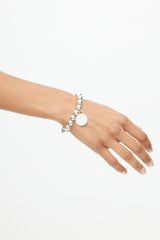 Tiffany & Co. Sterling Silver HardWear Ball Tag Bracelet
