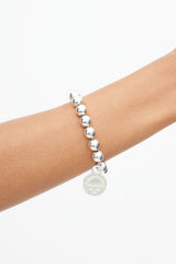 Tiffany & Co. Sterling Silver HardWear Ball Tag Bracelet