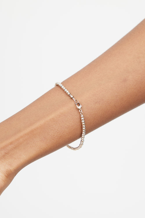 Tiffany & Co. Sterling Silver Heart Lock Bracelet