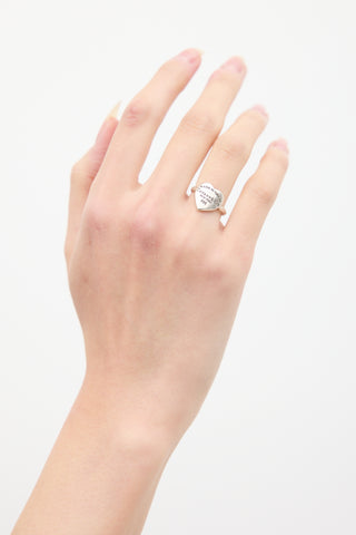 Tiffany & Co. Sterling Silver Heart Ring