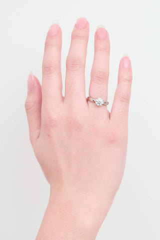 Diamond and Platinum Engagement Ring